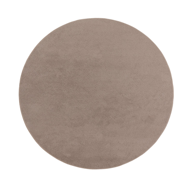 Cadiz Uniform Colour Area Rug, Round 200cm