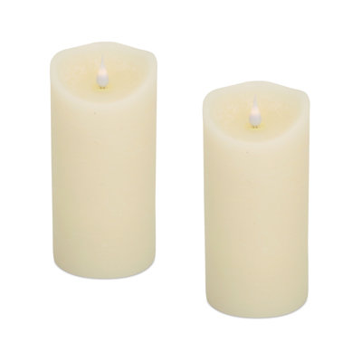 Scented Unscented Flameless Pillar Candle