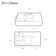 Swiss Madison St. Tropez 16.125" White Ceramic Rectangular Wall Mount Bathroom Sink with Overflow