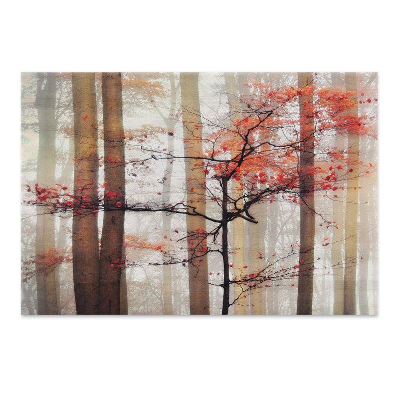 Benika " Linen Landscape " by Nan, 24" H x 36" W x 1.5" D