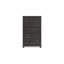 Commode haute Hez, 5 tiroirs, finition gris anthracite