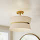 Abbington 2 Light Semi Flush Mount