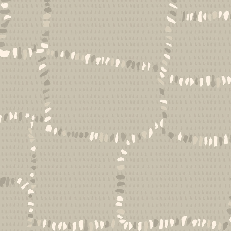 Papier peint Tumin Ruins, Non encollé, Papier journal gris, Paper