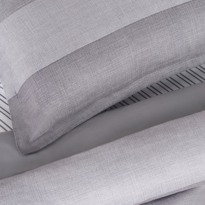 Queen Natural Microfiber Striped Bed in a Bag Set