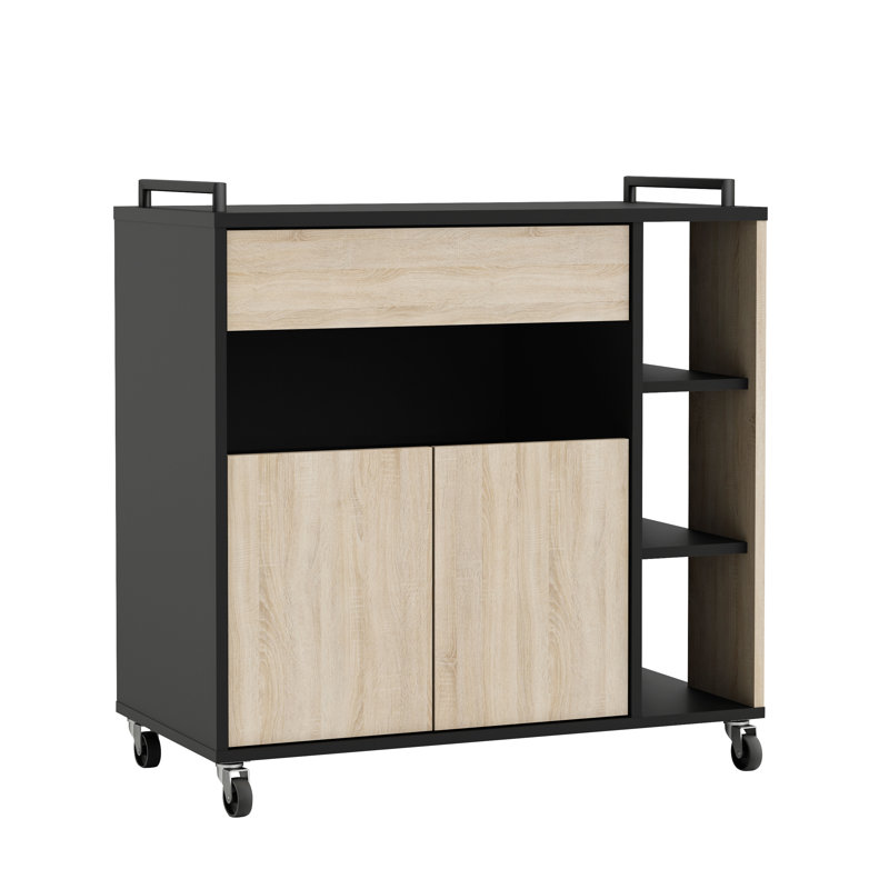 Kitty Wood Kitchen Cart