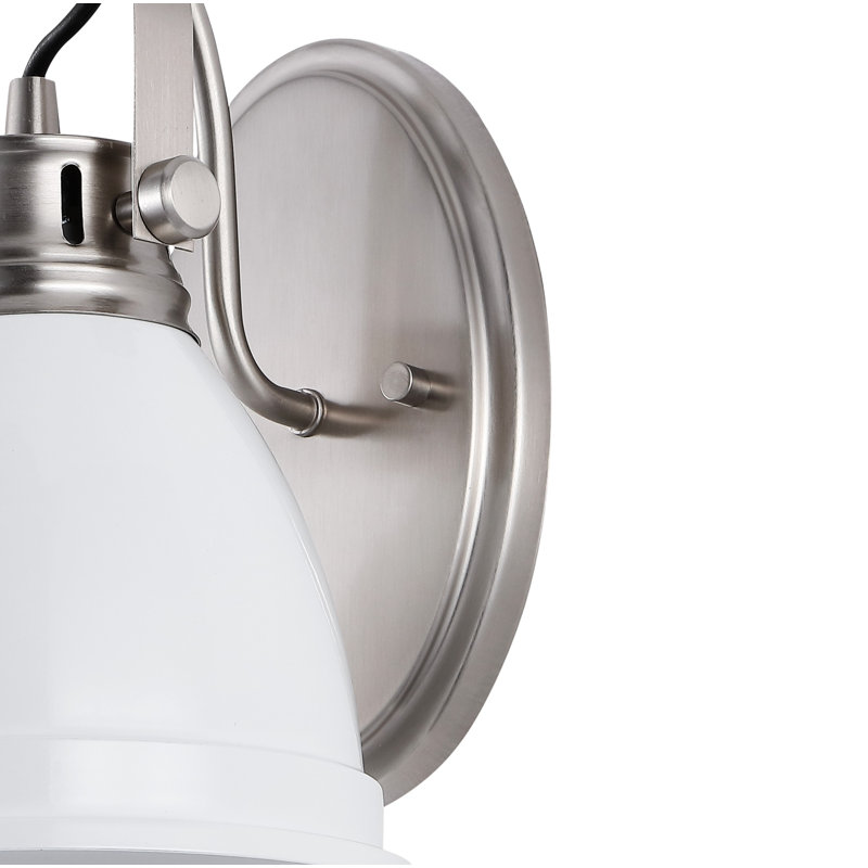  Éclairage pour meuble-lavabo Lejuan, Blanc, Nickel, 1