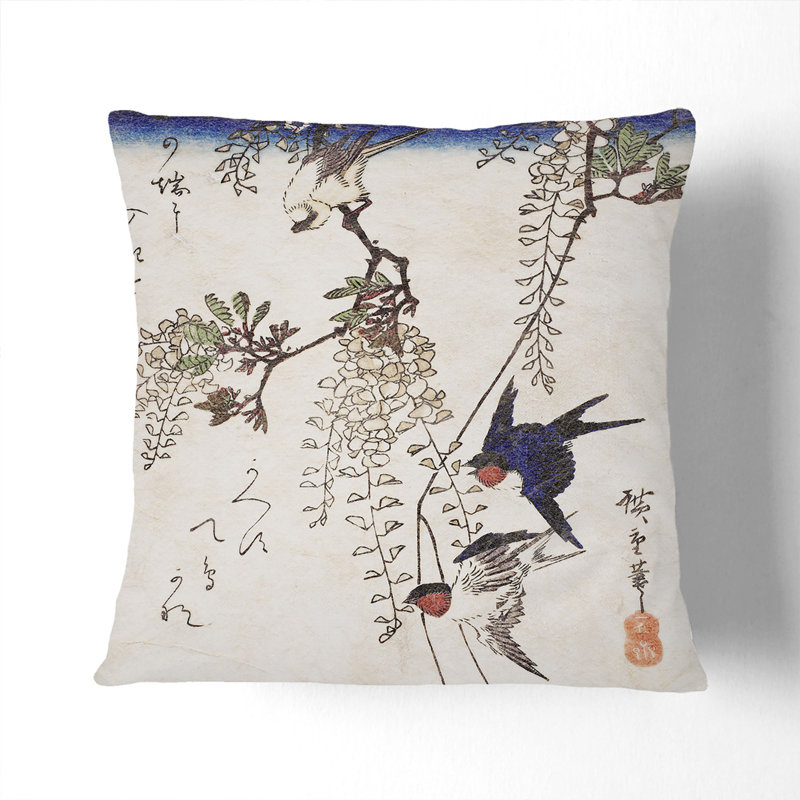 Square Throw Cushion, 55cm H x 55cm W x 20cm D, Black
