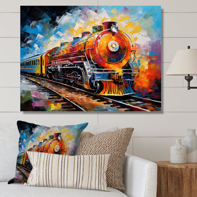 " Abstract Train Synesthetic Symphonies "