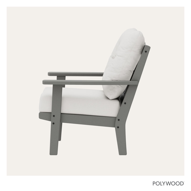 Chaise Oxford, Microfibre Natural Linen Revolution®, Gris ardoise
