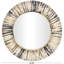 Miroir mural gris