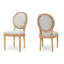 Chaise d'appoint en velours French Country-1956162097-1956162082