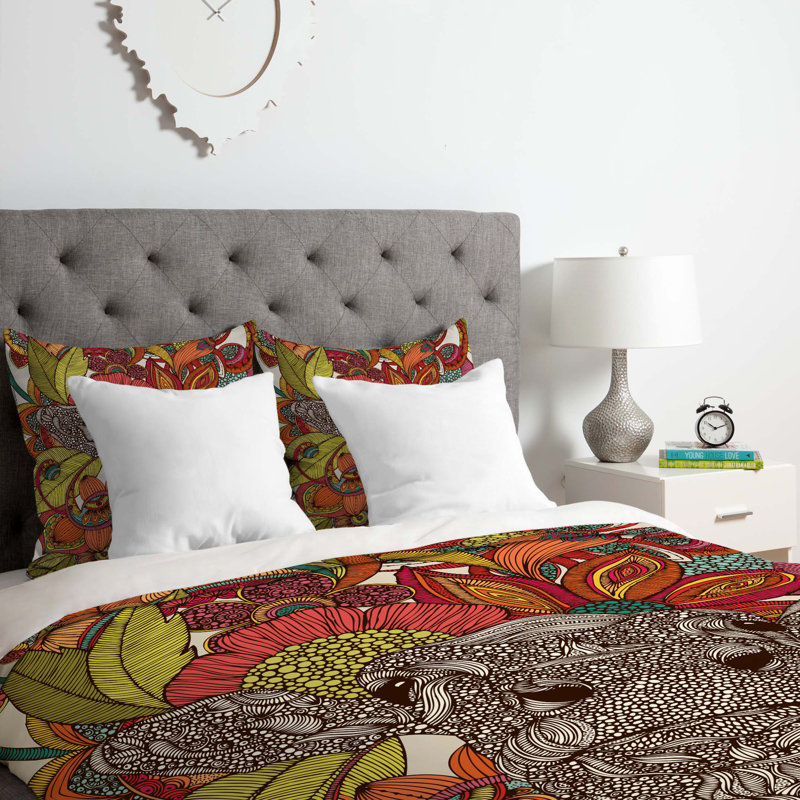 Ensemble de housse de couette fleurs, Housse de couette pour très grand lit et 2 très 