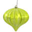 5.7" White Matte Onion Ornament UV, 3 Per Bag-767946302