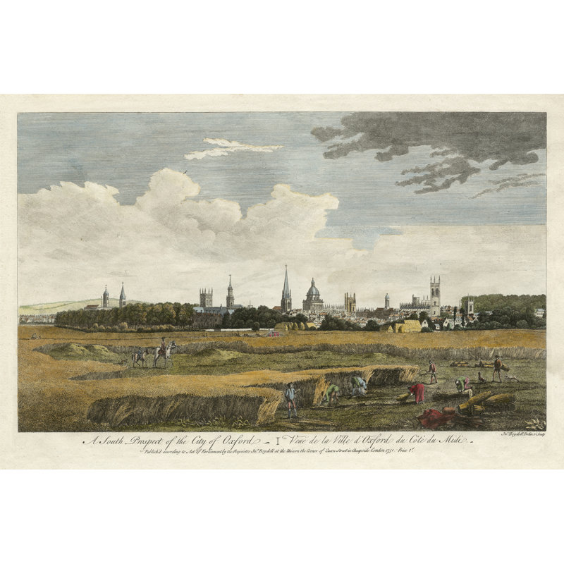South Prospect Of Oxford 1 Piece Wrapped Canvas Wall Art, 20cm H x 30cm W x 3.8cm D