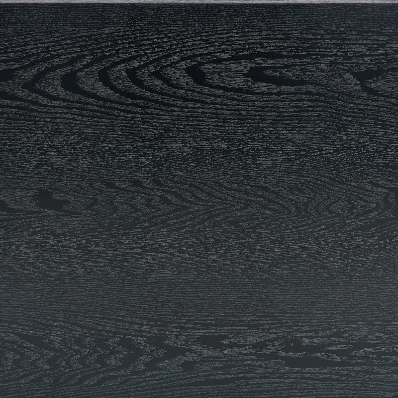 Table basse 39,3 x 23,6 x 11,8 po en bois aggloméré noir, Noir