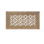 Registre de plancher de bois franc. Ouverture de conduit 6 x 12 (total 9 x 15) - Conception arabe-98683612