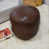 Cuir véritable brun chocolat