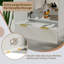 Ensemble de meuble-lavabo moderne avec lavabo Mid-Century-596146529
