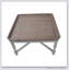 Table basse ronde avec plateau en bois manufacturé