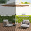 Parasol de table d'extérieur Victorien 10 pi - beige chaleur