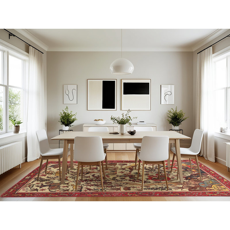 Oriental Indoor Rug, Rectangle 7' x 10'
