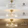 15.8" Modern Ceiling Fan with Dimmable Light, 3 Speeds, Reverse and Remote Included