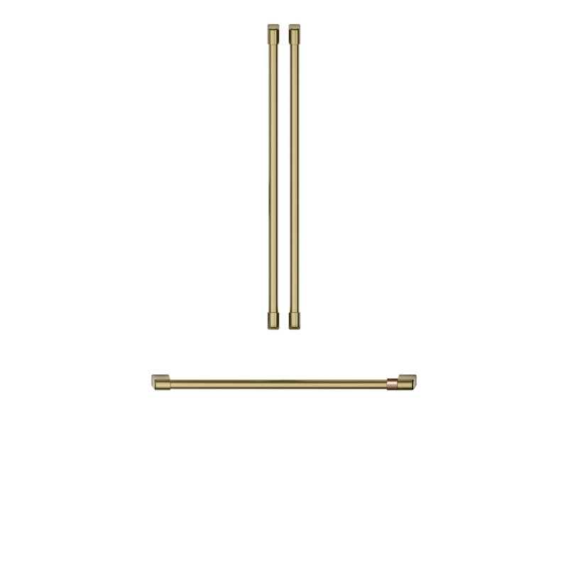 Refrigerator Handle Kit, Brushed Brass