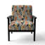 Chaise avec accoudoirs rembourrée Abstract Modern