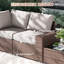 Ensemble de meubles de patio 7 pièces avec foyer au gaz propane de 44 po, ensemble de conversation pour jardin, patio, cour arrière-852036727