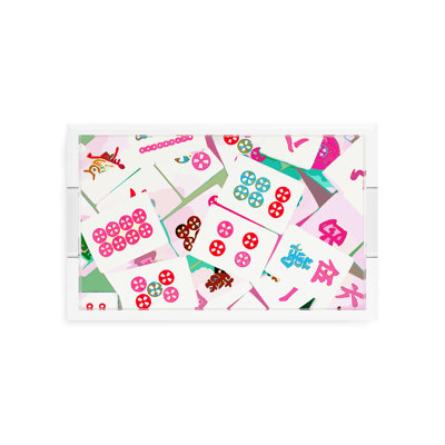Plateau décoratif Mahjong