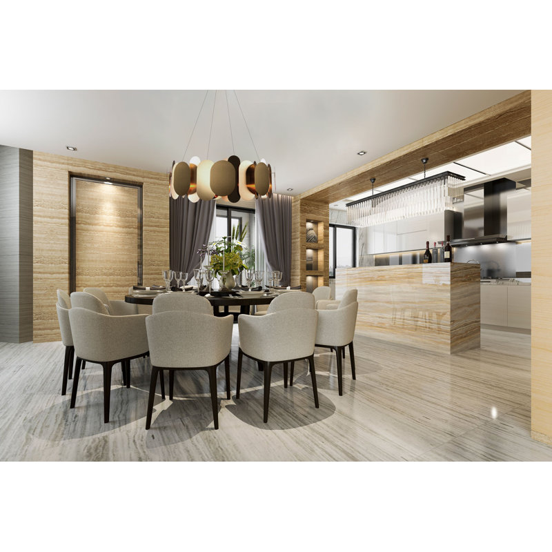 Panel Dimmable LED Geometric Chandelier, Bronze