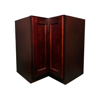 Armoire de coin en contreplaqué H 34,5 po prête à assembler