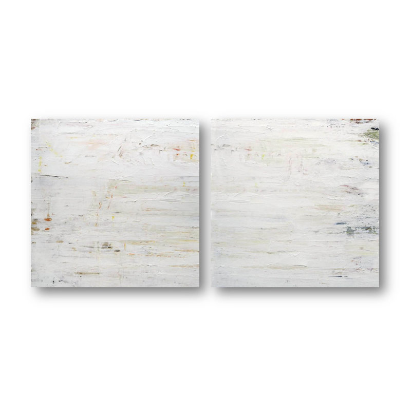 Whipped Cream Set by John Beard - Artist Enhanced Canvas Print, Black Floater Framed, 36" H x 36" W x 3" D