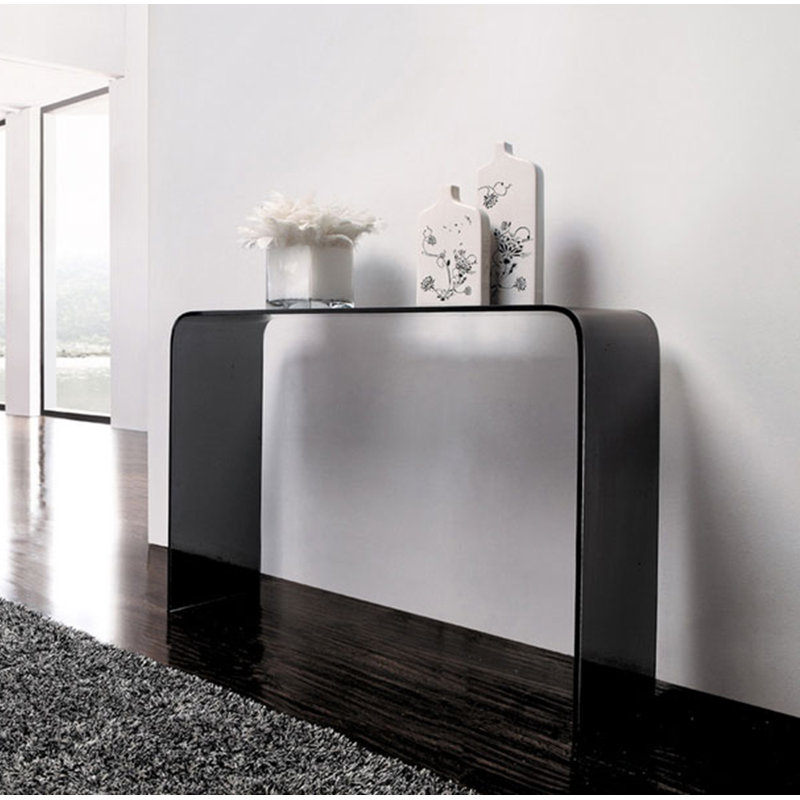 Letha 110cm Glass Console Table