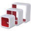 Acko 3 Piece Square Floating Shelf-1792832335
