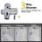 Dual Shower Head 2.5 GPM GPM-73881372