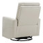  Fauteuil inclinable électrique pivotant en cuir véritable avec port USB Will-114040282