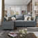 Manusite L-Shaped Modular Sectional Upholstered Couch With Storage Seat