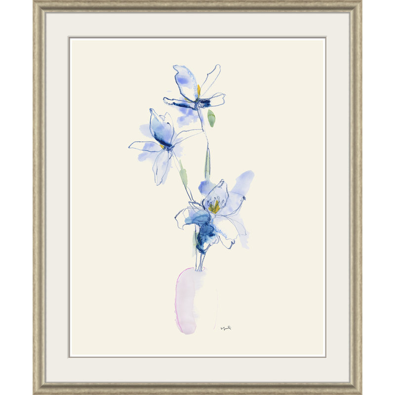 «Iris Arrangement» par Yuki Osada - peinture à cadre unique