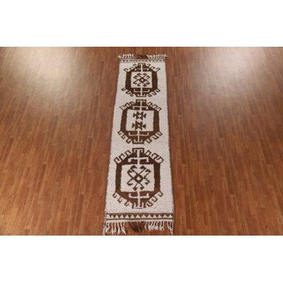 Natural Dye Anatolian Turkish Runner Rug 3x11
