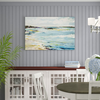 Beach Surf III by Karen Fields - Painting