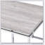 Table basse en chêne naturel et chrome avec base en métal, alliant design moderne et durabilité pour tout espace de vie.-130920307-130920309