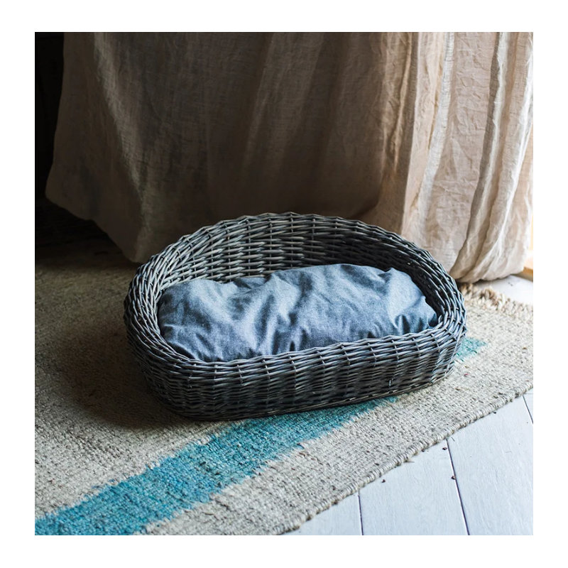 Cassian Wicker Pet Bed