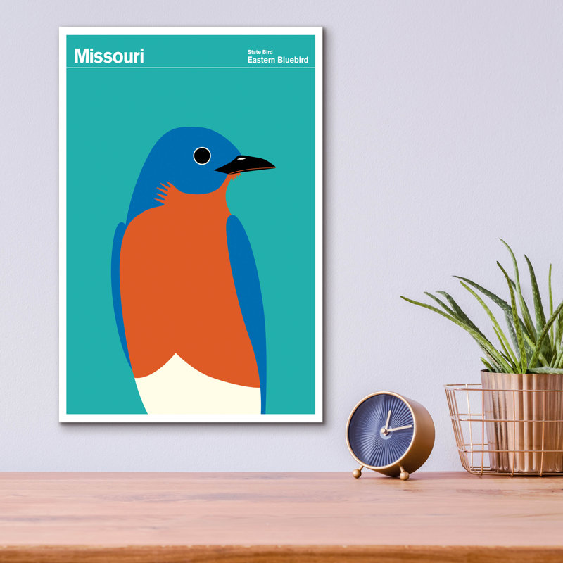 "State Posters MI" par Print Collection, H 16 po x l 12 po x P 0,13 po