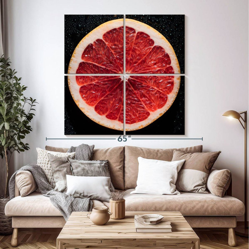 Yarlin Grapefruit, 50" H x 50" W