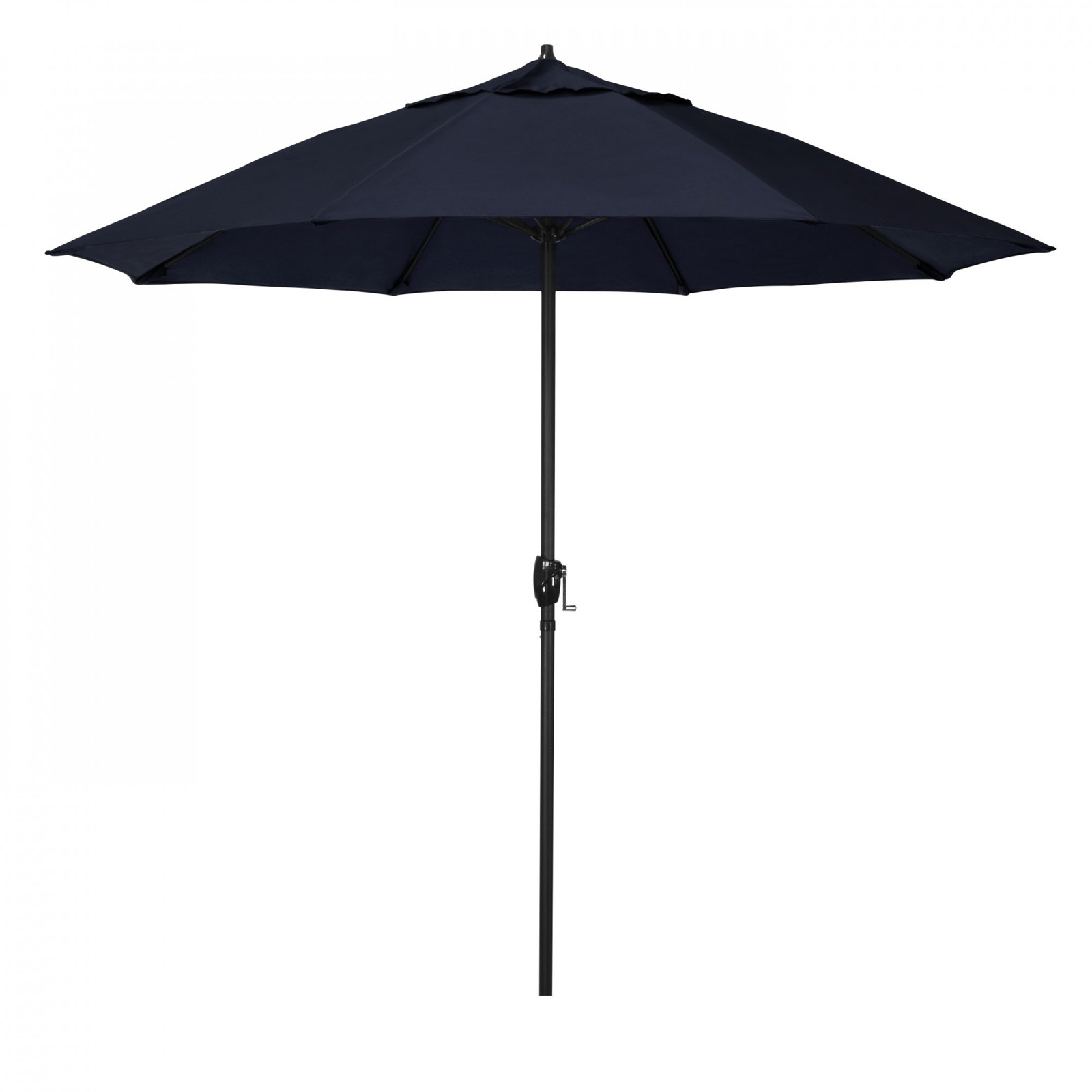 Mika 108'' Outdoor Umbrella, Navy Blue- Olefin