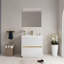 Meuble-lavabo autoportant de 36 pouces avec lavabo, comptoir en résine de pierre et tiroirs à fermeture en douceur pour un rangement élégant-116332653
