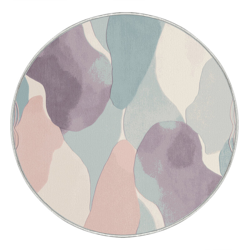 Lilac Glow Rug, Round 7'
