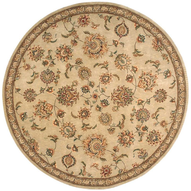 Rectangle Gilta 2' X 3' Wool Area Rug, Round 8'