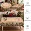 Nappe rétro en polyester à motif de Noël lavable-429237352